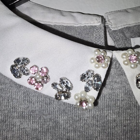 ELLE - Sweater - Gray - Size Medium - Picture 4 of 9